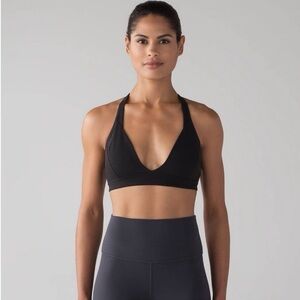 Lululemon All Day Breeze Sports Bra Black Size 8